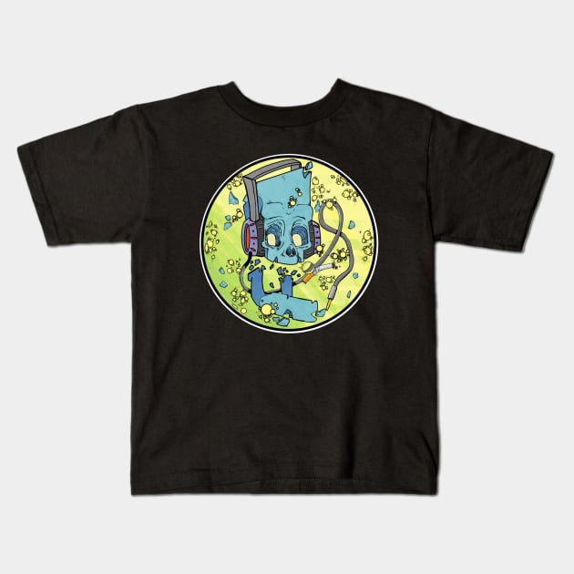 acid bath (main) Kids T-Shirt by Toxicpress